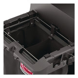 Suncast Commercial® Divided Bag for Suncast Commercial Full-Size and Compact-Size Housekeeping Carts, 25.4 gal, 15.6" x 12.52" x 29.95", Black (SUAHKCBAG02D) Each