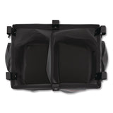 Suncast Commercial® Divided Bag for Suncast Commercial Full-Size and Compact-Size Housekeeping Carts, 25.4 gal, 15.6" x 12.52" x 29.95", Black (SUAHKCBAG02D) Each