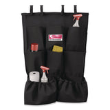 Suncast Commercial® 8-Pocket Organizer for Suncast Commercial Full-Size and Compact Housekeeping Carts, 19.5" x 1.67" x 26.83", Black (SUAHKCBAG04D) Each