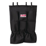 Suncast Commercial® 8-Pocket Organizer for Suncast Commercial Full-Size and Compact Housekeeping Carts, 19.5" x 1.67" x 26.83", Black (SUAHKCBAG04D) Each