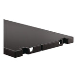 Suncast Commercial® Adjustable Shelf for Suncast Commercial Full-Size Housekeeping Carts HKC1000/HKC2000, Plastic, Black (SUAHKCSHELF) Each
