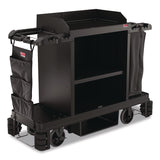 Suncast Commercial® Linen Strap Bag for Suncast Commercial Full-Size and Compact Housekeeping Carts, 16.25" x 1" x 31.75", Black (SUAHKCBAG06D) Each