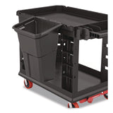 Suncast Commercial® Waste Bin, 8 gal, 12.78" x 17.21" x 22.13", Black, 2/Pack (SUABIN17222) Each