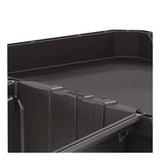 Suncast Commercial® Waste Bin, 8 gal, 12.78" x 17.21" x 22.13", Black, 2/Pack (SUABIN17222) Each