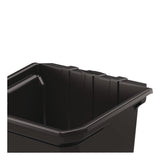 Suncast Commercial® Waste Bin, 8 gal, 12.78" x 17.21" x 22.13", Black, 2/Pack (SUABIN17222) Each