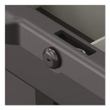 Suncast Commercial® Lockable Slide Drawer with Dividers for Suncast Commercial Full-Size Housekeeping Carts HKC1000/HKC2000, Plastic, Black (SUAHKCDRW2) Each