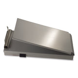 Saunders Recycled Aluminum Citation Holder Clipboard, 1/2" Clip Capacity, Holds 6 x 11 Sheets, Silver (SAU12205) Each