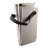 Saunders Recycled Aluminum Citation Holder Clipboard, 1/2" Clip Capacity, Holds 6 x 11 Sheets, Silver (SAU12205) Each