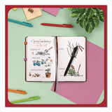 TRU RED™ Hardcover Business Journal, Elastic Closure, 1-Subject, Narrow Rule, Cognac Cover, (96) 8 x 5.5 Sheets (TUDTR61950) Each