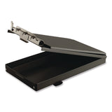 Saunders Recycled Aluminum Citation Holder Clipboard, 1/2" Capacity, Holds 6 x 11 Sheets, Black (SAU12206) Each