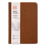 TRU RED™ Hardcover Business Journal, Elastic Closure, 1-Subject, Narrow Rule, Cognac Cover, (96) 8 x 5.5 Sheets (TUDTR61950) Each