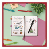 TRU RED™ Flexible-Cover Business Journal, Elastic Closure, 1-Subject, Narrow Rule, Cognac Cover, (128) 8 x 5.5 Sheets (TUDTR61952) Each