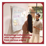 TRU RED™ Curved Magnetic Glass Dry Erase Board, 3 ft x 4 ft, White Surface (TUDTR62094) Each