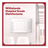 TRU RED™ Magnetic Glass Dry Erase Board with Templates, Six Views, 3 ft x 2 ft, White Surface (TUDTR62139) Each