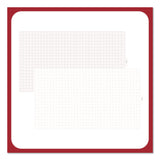 TRU RED™ Magnetic Glass Dry Erase Board with Templates, Six Views, 3 ft x 2 ft, White Surface (TUDTR62139) Each
