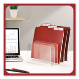 TRU RED™ 5-Compartment Plastic Incline Sorter, 8.5 x 11 Size, 6.26 x 9.49 x 6.5, Clear (TUDTR62285) Each