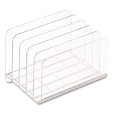 TRU RED™ 5-Compartment Plastic Incline Sorter, 8.5 x 11 Size, 6.26 x 9.49 x 6.5, Clear (TUDTR62285) Each