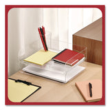 TRU RED™ Stackable Plastic Pencil Cup, 2.61 x 2.61 x 4.3, Clear (TUDTR62286) Each