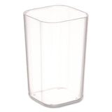 TRU RED™ Stackable Plastic Pencil Cup, 2.61 x 2.61 x 4.3, Clear (TUDTR62286) Each