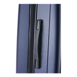 InUSA Luggage Pilot Hard Side Carry-On Suitcase, Four-Wheeled Spinner, 16.34 x 10.24 x 25.39, Blue (WLBIUPIL00MBLU) Each