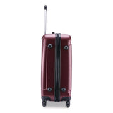 InUSA Luggage Pilot Hard Side Carry-On Suitcase, Four-Wheeled Spinner, 16.34 x 10.24 x 25.39, Wine (WLBIUPIL00MWIN) Each