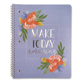 Carolina Pad® Silver Lining Hardcover Journal, Medium/College Rule, Randomly Assorted Cover Color, (80) 10 x 8.5 Sheets (CPP38430) Each