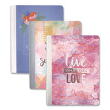 Carolina Pad® Silver Lining Composition Book, Medium/College Rule, Randomly Assorted Cover Color, (100) 9.84 x 7.67 Sheets (CPP38431) Each