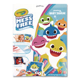 Crayola Pinkfong Baby Shark Color Wonder Kit, (18) Coloring Pages, (5) Baby Shark Collection Markers (CYO757103) Each