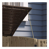 Suncast Commercial® Horizontal Storage Shed, 4 ft 5" x 2 ft 8.5" x 3 ft 9.5", Sand/Slate (SUABMS3400X) Each