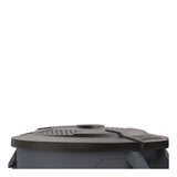 Suncast Commercial® Utility Trash Can Lid for 32 gal Trash Can, 22.22" Diameter x 3", Black (SUATCU32GLIDD) Each