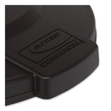 Suncast Commercial® Utility Trash Can Lid for 44 gal Trash Can, 24.88" Diameter x 3", Black (SUATCU44GLIDD) Each