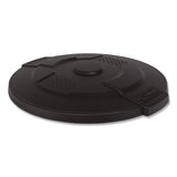 Suncast Commercial® Utility Trash Can Lid for 44 gal Trash Can, 24.88" Diameter x 3", Black (SUATCU44GLIDD) Each