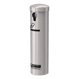 Suncast Commercial® Smokers Ashtray Receptacle Attachment, Stainless Steel, Silver, Black (SUAMSO415) Each