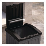 Suncast® 36 to 39 Gallon Trash Hideaway, Plastic/Resin, Peppercorn/Black (SUAGH3900) Each