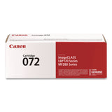 Canon® 5647C001 (072) Toner, 1,400 Page-Yield, Black (CNM5647C001) Each