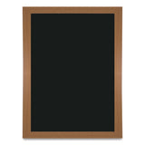 Excello Global Products® Chalkboard Sign, Black Surface, Brown Frame, 12 x 16 (EXOEGPHD0514S) Each