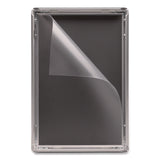 Excello Global Products® Poster Holder, Aluminum, 11 x 17, Silver (EXOEGPSF1117S) Each