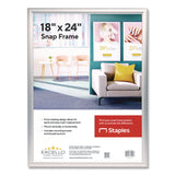 Excello Global Products® Poster Holder, Aluminum, 18 x 24, Silver (EXOEGPSF1824S) Each