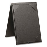 Excello Global Products® Table-Top Menu Holder, For 5 x 7 Menus, 5.6 x 7.6 Holder, Black (EXOSPLSMENU5X7A) Each