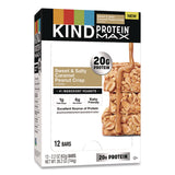 KIND Protein MAX Bar, Sweet and Salty Caramel Peanut Crisp, 2.2 oz Bar, 12/Box (KNDPHW43475) Box of 12