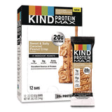 KIND Protein MAX Bar, Sweet and Salty Caramel Peanut Crisp, 2.2 oz Bar, 12/Box (KNDPHW43475) Box of 12