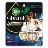 Air Wick® Scented Oil Refill, Deep Blue Sea and Beach Wood, 0.67 oz, 2/Pack (RAC6233800123) Pack of 2