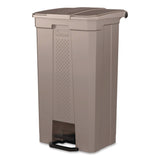 Suncast Commercial® Step-On Trash Can, 23 gal, Resin, Platinum Metallic (SUATCST23) Each