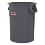 Suncast Commercial® Injection Molded Utility Trash Can, 20 gal, Resin, Gray (SUATCU20) Each