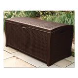 Suncast® Large Deck Box, 13.23 cu ft, 50" x 25.5" x 25.5", Java (SUADBW9200) Each