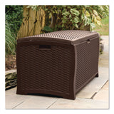 Suncast® Large Deck Box, 13.23 cu ft, 50" x 25.5" x 25.5", Java (SUADBW9200) Each