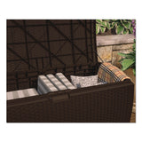 Suncast® Large Deck Box, 13.23 cu ft, 50" x 25.5" x 25.5", Java (SUADBW9200) Each