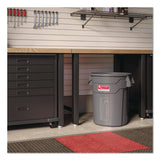 Suncast Commercial® Injection Molded Utility Trash Can, 20 gal, Resin, Gray (SUATCU20) Each