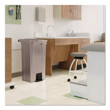 Suncast Commercial® Step-On Trash Can, 23 gal, Resin, Platinum Metallic (SUATCST23) Each