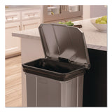 Suncast Commercial® Step-On Trash Can, 23 gal, Resin, Platinum Metallic (SUATCST23) Each